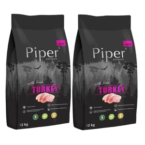 DOLINA NOTECI Piper Animals Junior mit Truthahn 2x12kg