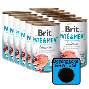 BRIT PATE & MEAT SALMON 12x400g