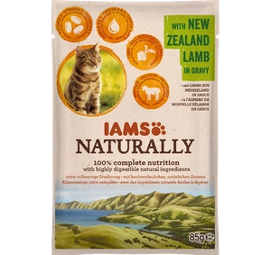 IAMS Naturally mit neuseeländischem Lammfleisch in Sauce 85g