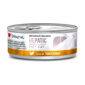 Disugual Veterinary Katzennassfutter HEPATIC Truthahn (Erwachsene) 85g
