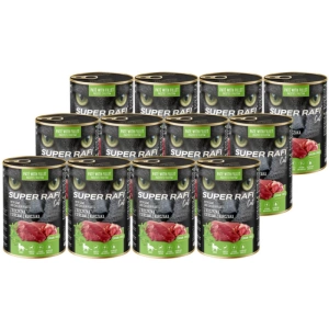 DOLINA NOTECI Super Rafi Cat P&F mit Wildfleisch und Hühnerherzen 12x400g