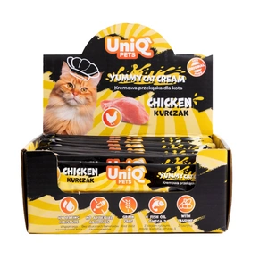 UNIQ PETS PURRCREAM leckere Hühnersoße für Katzen 50x15g