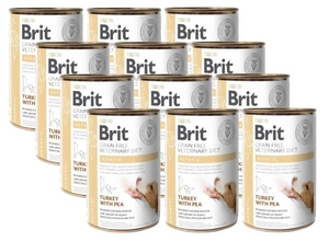 BRIT GF Veterinary Diets Dog Hepatic 12x400g - Nassfutter für Hunde