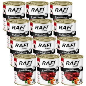 DOLINA NOTECI Hundenassfutter Rafi Classic mit Rindfleisch 12x800g