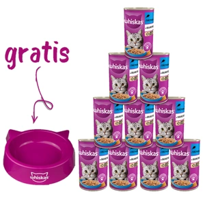 Whiskas Adult mit Thunfisch in Gelee für Katze 10x400g + KATZENNAPF GRATIS!!