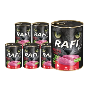 RAFI Cat Adult mit Kalbfleisch 12x400g