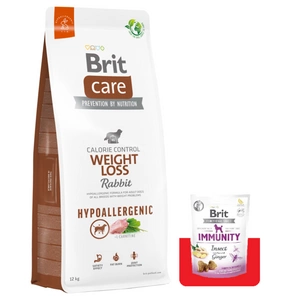BRIT CARE  Weight Loss Rabbit 12kg + Brit Care Snack Immunity 150g