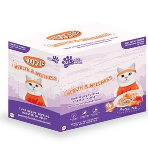 MOOCHIE Healthy & Wellness Thunfisch-Rezept Hummer in Gelee (Ruhe und Wohlbefinden) 12x70 g