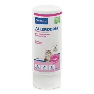 Virbac Allerderm Shampoo für empfindliche Haut von Hunden und Katzen 250 ml