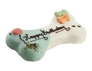 LOLO PETS Kuchen für Hund "Happy Birthday" Fleisch und Gemüse 250G
