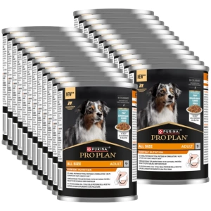 PRO PLAN Everyday Nutrition Adult Hundefutter reich an Fisch in Gelee 24x400g