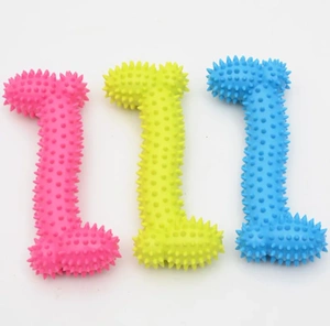 NUXIE® Gummi Hundespielzeug Knochen 11cm