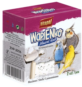 VITAPOL Kalkstein für Vögel mit Muscheln 2tlg.