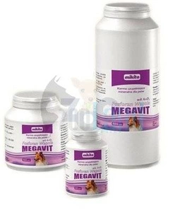 MIKITA MEGAVIT Calciumphosphat + Vitamin A + D3 - Vitamin- und Mineralstoffpräparat für Hunde 400 Tab.