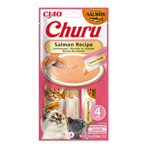 INABA CAT CHURU Lachs-Rezept 4x14g