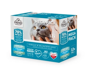 Frendi Katzensäckchen (Weißfisch/Orchidee/Forelle) 12x100g