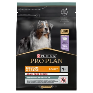 PRO PLAN Sensitive Digestion Medium & Large Adult Truthahn-reiches Hundefutter 2.5kg