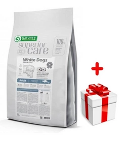 NATURES PROTECTION Superior Care Grain Free White Fish Adult Large Breeds 10kg + Überraschung für den Hund