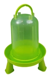 Geflügeltränke, mit Beinen, 5 l, pistaziengrün