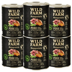WILD FARM Monoprotein Beef 6x800 g hypoallergenes Hundefutter
