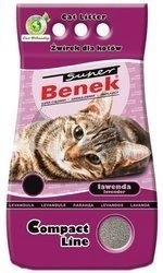 Super Benek Compact Line Katzenstreu mit Lavendelduft 10l