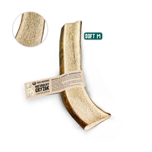 Paka Zwierzaka Natürliches Hirschgeweih Hund kauen SOFT M- 12 cm