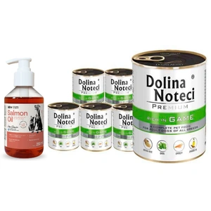 Dolina Noteci - PREMIUM reich an Wildbret 6x800g + LAB V Lachsöl 250ml