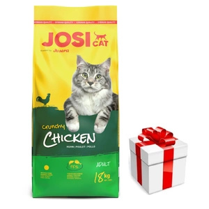 JOSERA JosiCat Knuspriges Huhn 18kg + Überraschung für die Katze