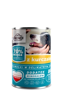 Frendi Piece in delikater Hühnersauce für Hunde 10x400g + 2x400g GRATIS!!!