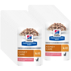 HILL'S PD Prescription Diet Feline k/d Lachs 24x85g - Beutel