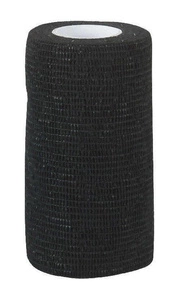Kerbl EquiLastic Selbstklebebandage, 7,5 cm, schwarz
