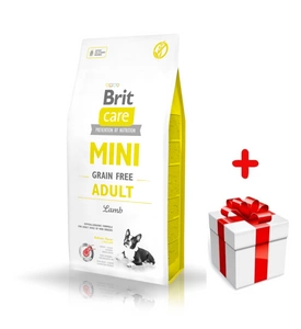 BRIT CARE Mini Grain-Free Adult Lamb 400g+ Überraschung für den Hund