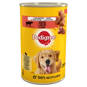 PEDIGREE Adult Dose 400g - Nassfutter für Hunde mit Rindfleisch in Gelee