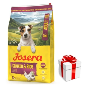 Josera Mini Adult Chicken & Rice 10kg + Überraschung für den Hund