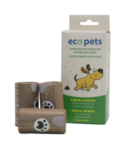 Eco Pets Bio-Kotsäcke 120 Stück ( 8x15 Stück )