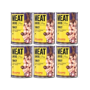 JOSERA Fleischliebhaber Reines Putenfleisch 6x800g