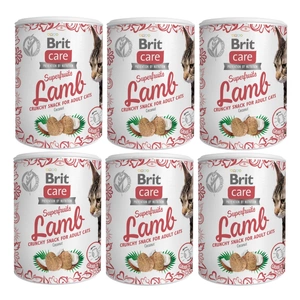 BRIT CARE Cat Snack Superfruits Lamb 6x100g