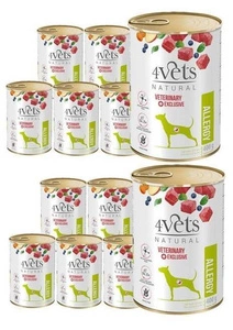 4 Vets Hundeallergie 12x400g