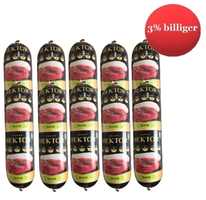 Premium Hektor Hundefutter Riegel mit Ente 20x900g -3% billiger
