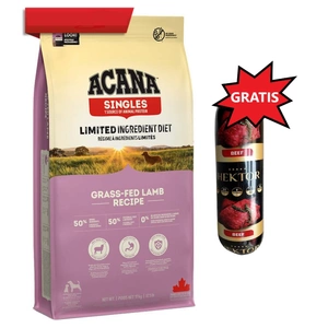 ACANA SINGLES Grasgefüttertes Lamm Hund 17kg + Hektor 900g GRATIS!