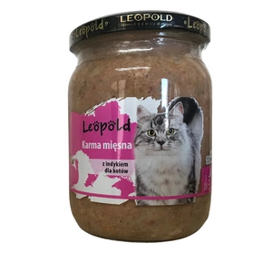 Leopold Fleischfutter mit Pute für Katzen 500g (Dose)