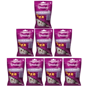 WHISKAS Relax & Relieve 8x45g Katzenleckerli, mit Huhn
