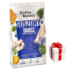DOLINA NOTECI Premium Kabeljau - Trockenfutter für Hunde 9kg + Überraschung für den Hund