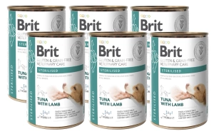 BRIT GF Veterinary Diets Dog Sterilised 6x400g Nassfutter für Hunde