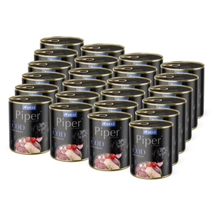 DOLINA NOTECI Piper für Hunde mit Kabeljau und Tomate 24x800g