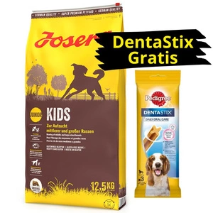 JOSERA Kids 12,5kg + PEDIGREE DentaStix GRATIS!