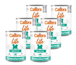 CALIBRA Dog Life Sensitive Lachs mit Reis 6x400g