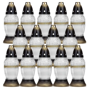 LUKS Grabstein Fackel 401C 21cm 14Stk