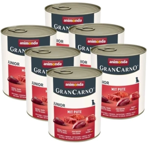 ANIMONDA GranCarno Junior Geschmack: Truthahn 6x800g