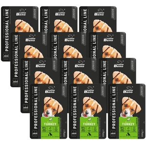 SUPER BENO Junior Welpenbeutel für alle Rassen mit Pute 12x100g